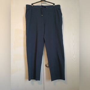 Time and Tru Women's Plus Size XXL Navy Pull on Pants